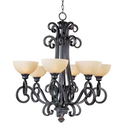 Ophelia 6 Light Chandelier by Maxim Lighting - Starlight Lighting USA and Canada